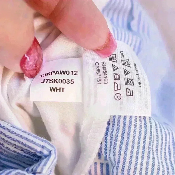 Women's Tommy Hilfiger Size 12 White flat front straight leg pants stretch - Picture 12 of 14